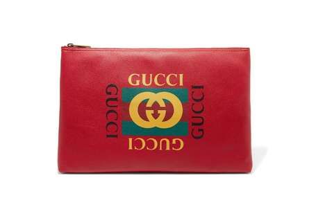 Luxe Logo-Printed Clutches