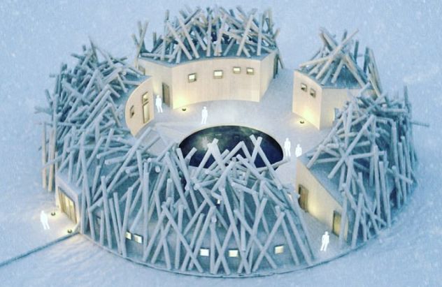 Floating Frozen Hotels