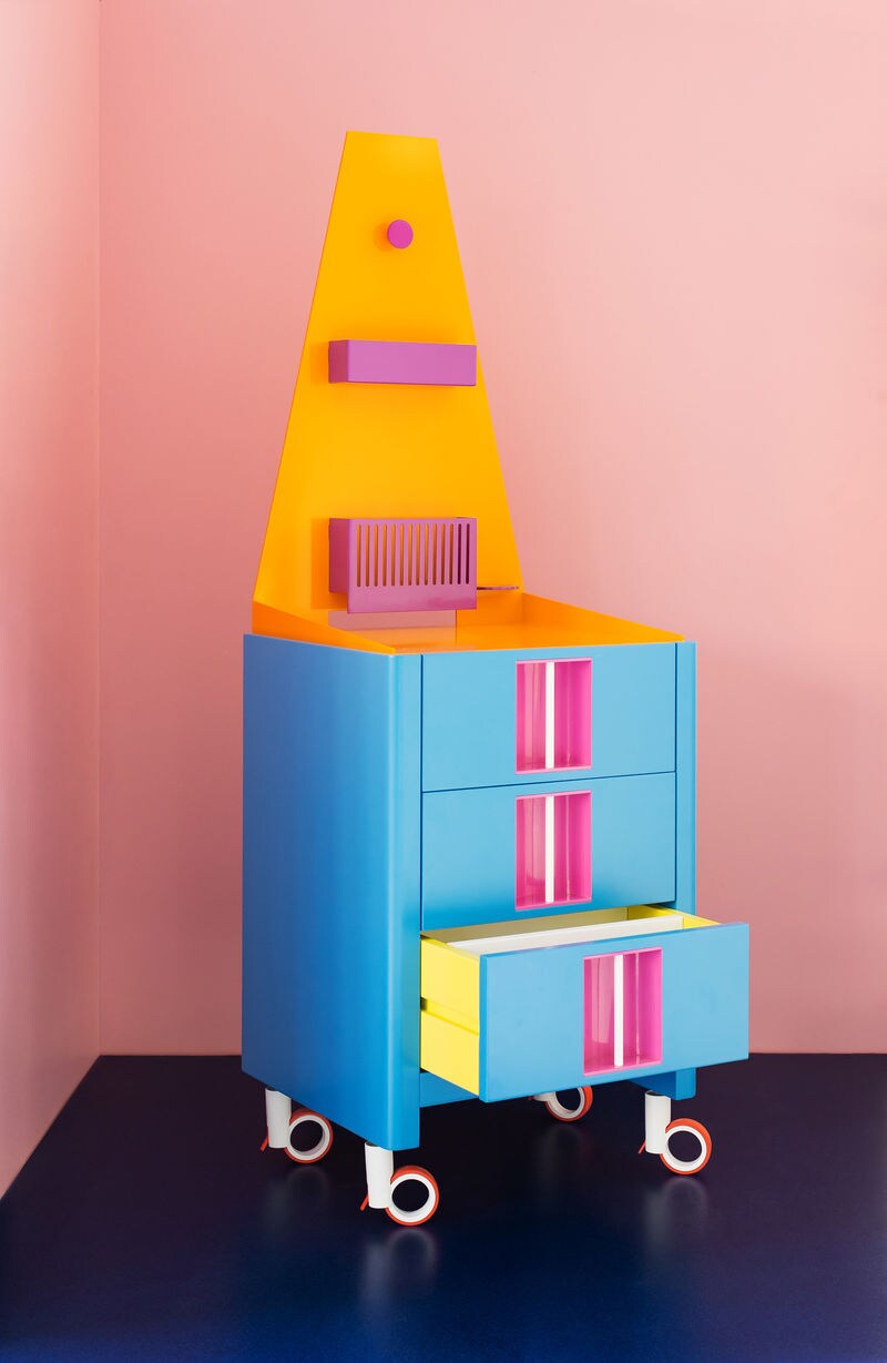 Colorful Cartoon-Inspired Cabinets