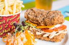 Bunless Vegan Sandwiches