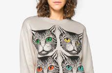 Luxurious Over-Sized Cat Sweaters