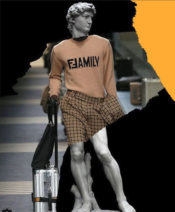 Humorous Luxurious Fashion Collages