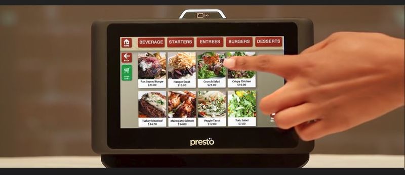 On-Table Ordering Tablets
