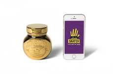 Gold-Plated Condiment Jars