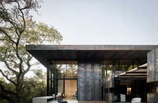 Weathered Steel House Exteriors