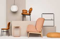70s-Inspired Tan Furniture