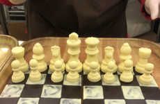 Hand-Crafted Chocolate Chess Sets