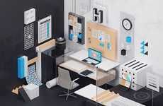 Font-Inspired Office Designs