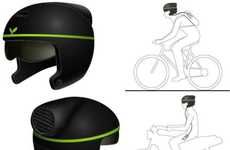 Gadget-Charging Helmets
