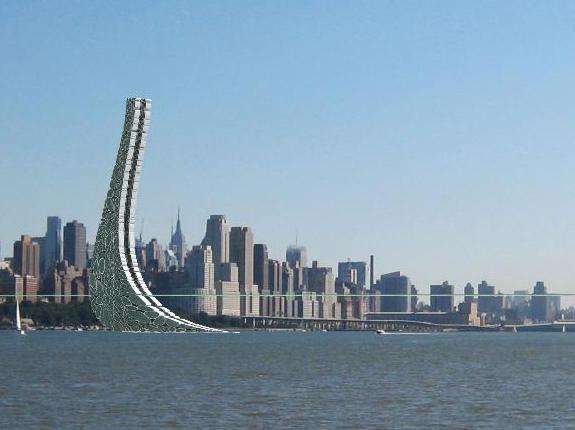 Giant J-Shaped Architecture