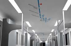 Ceiling-Mounted Subway Maps