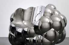 Metallic Bubble Chairs