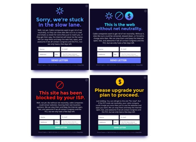 Net Neutrality Branding Stunts