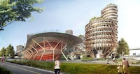 Affordable Latticed Apartment Towers Image 2