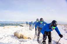 Discreet Ski Pole Flasks