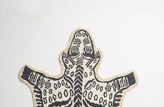 Animal-Shaped Embroidered Rugs