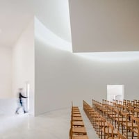 White-Concrete Church Designs Image 7