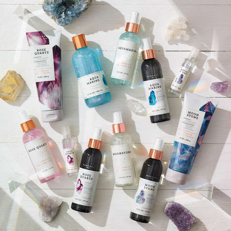 Crystal-Inspired Body Care Collections