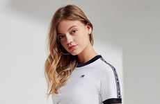 Sporty Logo Miniskirts