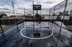 Black Marble Basketball Courts