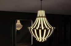 Antiquated Aesthetic OLED Chandeliers
