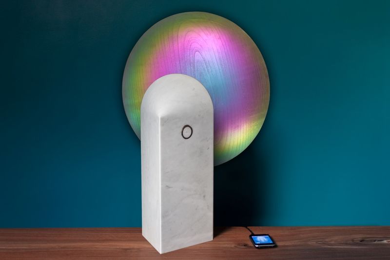 Pearlescent Display Speakers