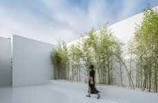Bamboo-Covered Shopping Malls