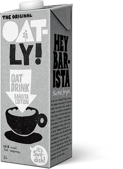 Foaming Oat Drink Beverages