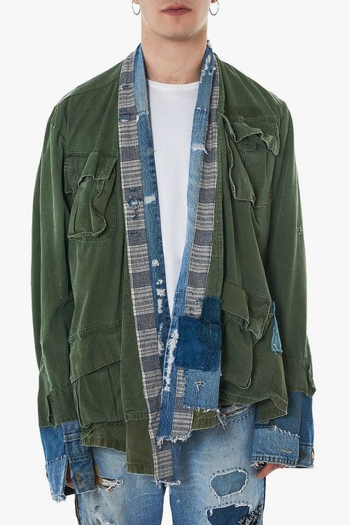 Distressed Military-Inspired Jackets