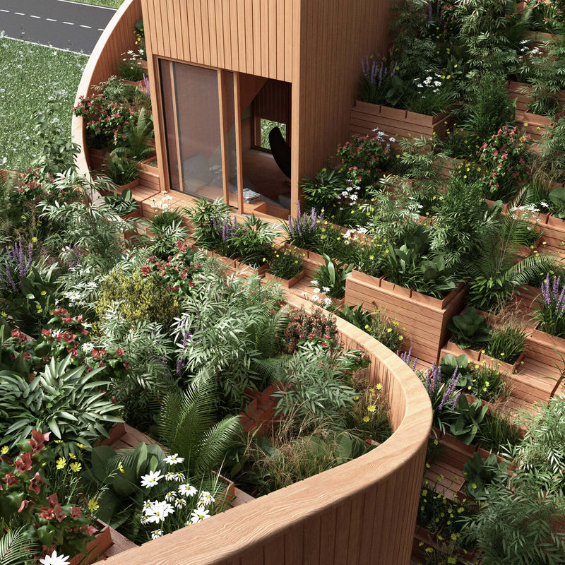 Roof Garden Building Designs