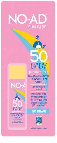 Baby-Friendly Sunscreen Sticks