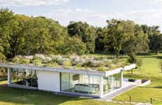 Green Roof Pool Houses