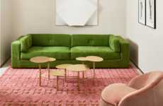 Unconventionally Colored Textured Rugs
