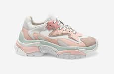 Millennial Pink Chunky Sneakers