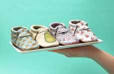 Food-Themed Baby Moccasins
