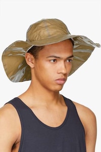 Brimmed Paper Bag Hats Image 2