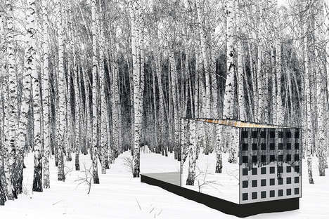 Mirrored Facade Cabins