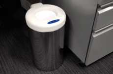 Futuristic Touch-Less Trashcans