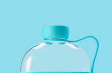 Flask-Shaped Water Bottles