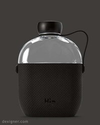 Flask-Shaped Water Bottles Image 2