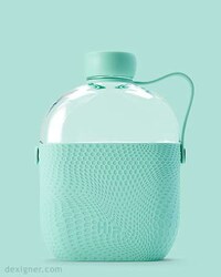 Flask-Shaped Water Bottles Image 3