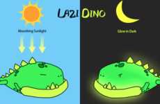 Luminous Dinosaur Slippers