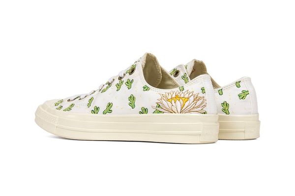 Converse chuck 70 prep embroidery low top cactus best sale