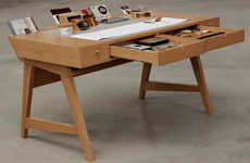 Storage-Friendly Drawing Desks