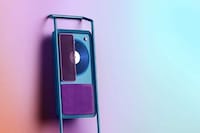 Leaning Vertical Record Players Image 2