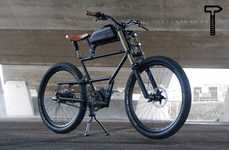 Motorcycle-Inspired Urban Electric Bikes