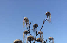 Mirroring Beaded Sculptures