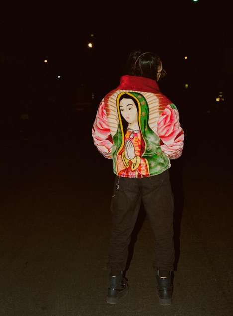 Luxurious Patterned Acrylic Jackets