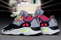 Customized Neon-Accented Sneakers Image 3