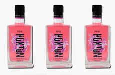 Floral Neon-Colored Libations